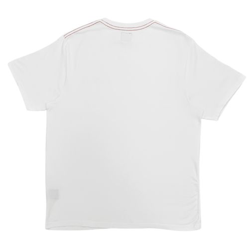 Camiseta blanco estampada