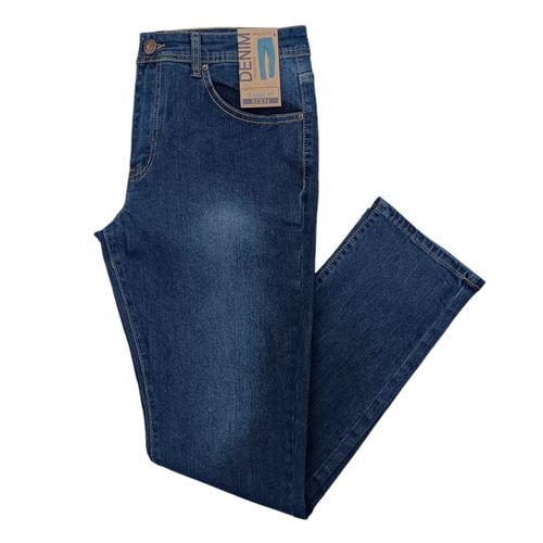 Jeans clásico azul oscuro sólido