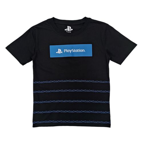 Camiseta estampada negra