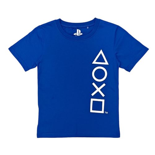 Camiseta estampada azul