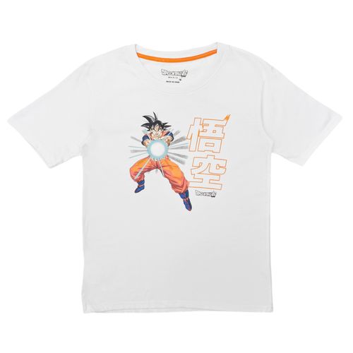 Camiseta blanca estampada