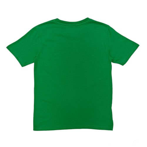 Camiseta verde estampada