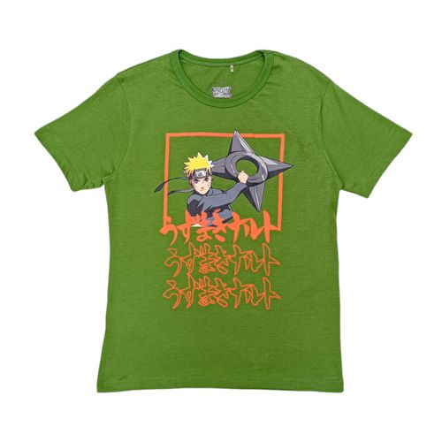 Camiseta estampada beige