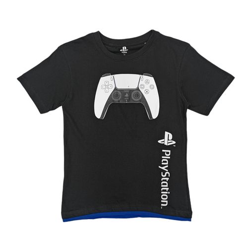 Camiseta negro estampado