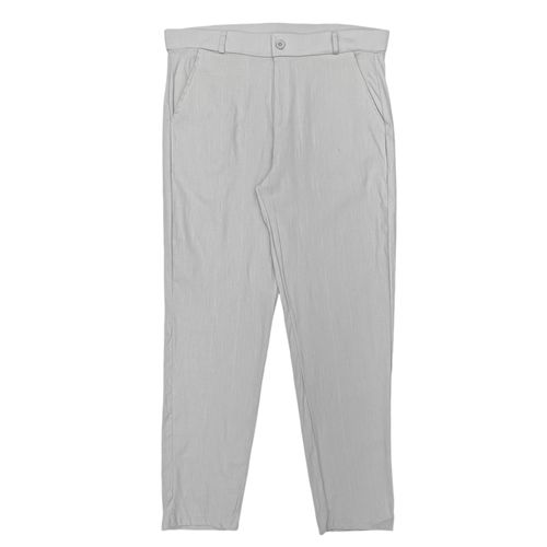 Pantalón casual gris sólido