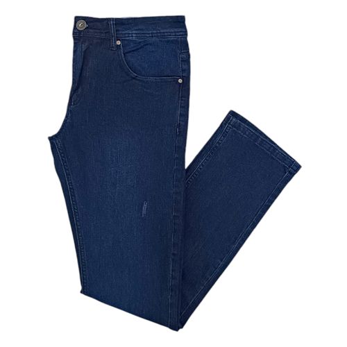 Slim jeans azul sólido