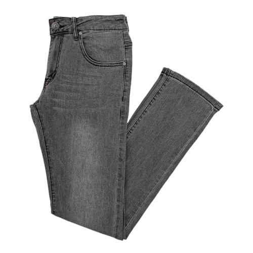 Slim jeans gris sólido