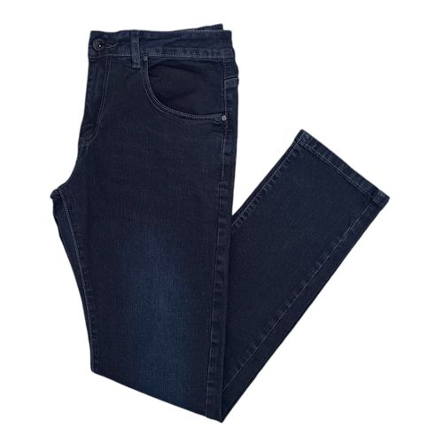 Slim jeans azul oscuro sólido