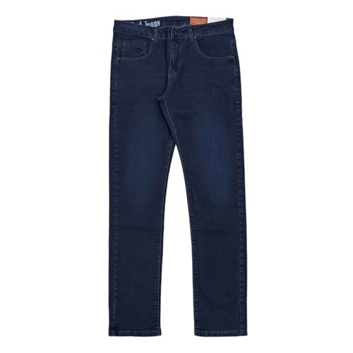 Slim jeans azul oscuro sólido