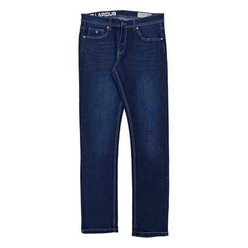 Slim jeans lavado azul oscuro