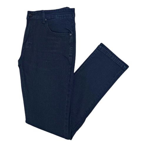 Slim jeans sólido navy