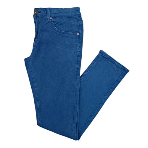 Slim jeans azul sólido