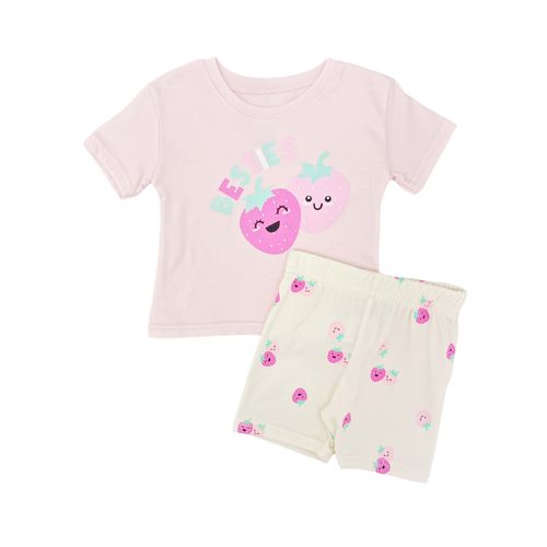 Conjunto estampado rosa