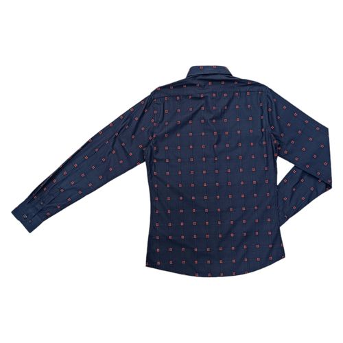 Camisa navy estampada