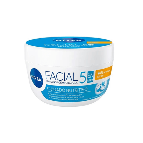 Crema Facial Cuidado Nutritivo 5 En 1 50ml