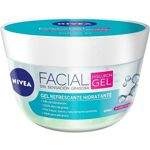 Gel Hidratante Facial con Ácido Hialurónico 100 ml