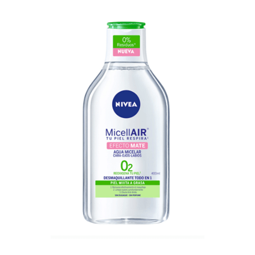 Agua Micelar Efecto Mate Piel Mixta A Grasa 400ml