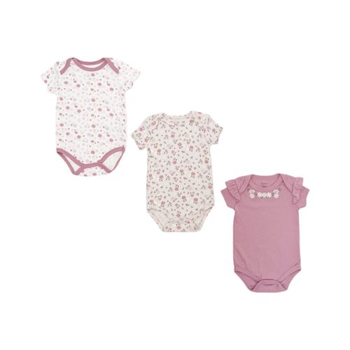 Set de 3 mamelucos rosas