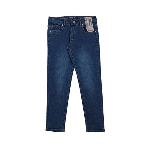 Slim jeans azul oscuro lavado