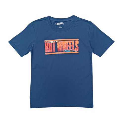 Camiseta estampada navy