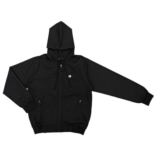 Hoodie negro impermeable