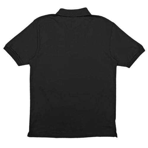 Camisa tipo Polo negro sólido