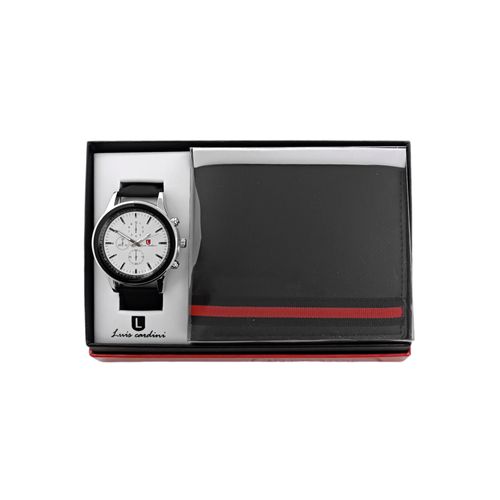 Set de reloj con textura para hombre