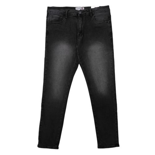 Skinny jean negro lavado