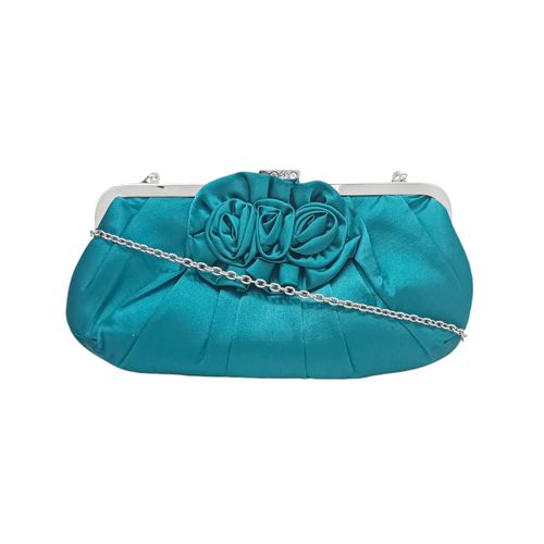 Cartera clutch azul