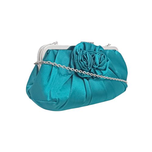 Cartera clutch azul