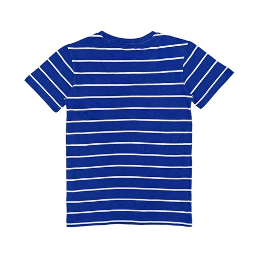 Camiseta rayada azul