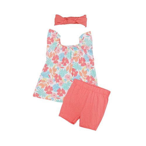 Conjunto bicolor estampado