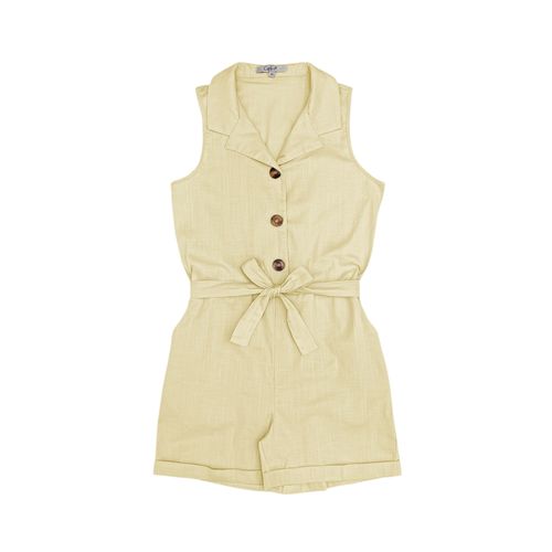 Romper beige sólido