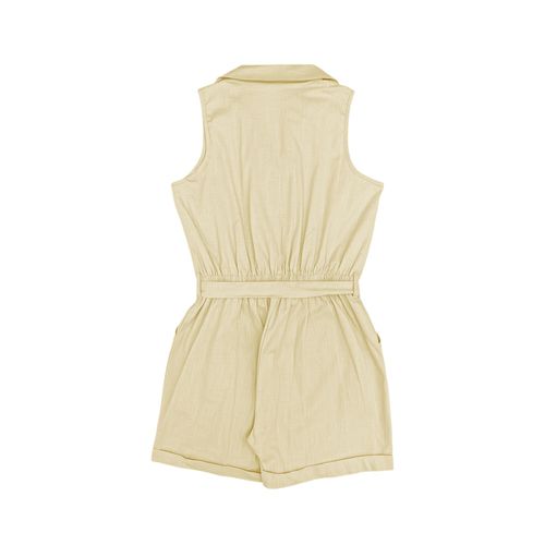 Romper beige sólido