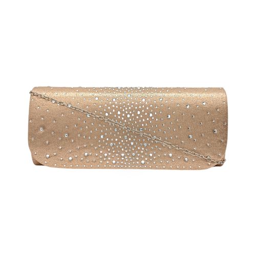 Cartera clutch dorada