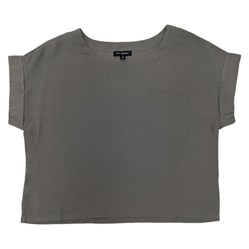 Blusa gris sólida