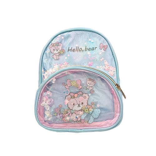 Backpack infantil Hello bear celeste