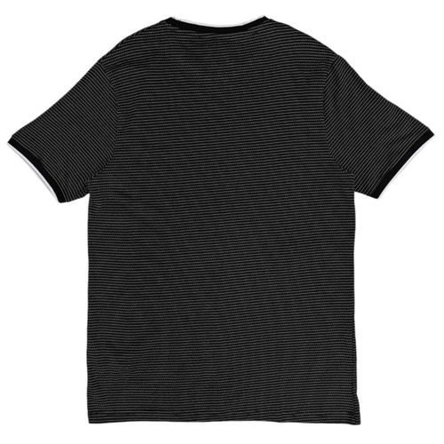 Camiseta rayada negra