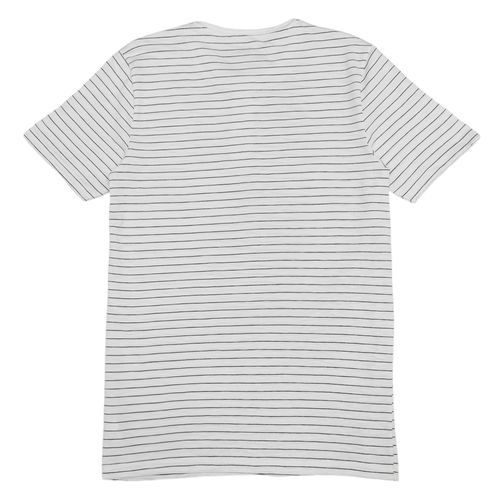 Camiseta rayada blanca