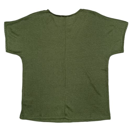 Blusa verde olivo con textura