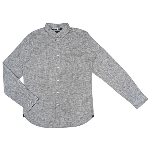 Camisa gris jaspeada