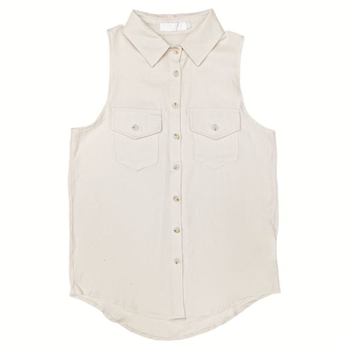 Blusa beige sólida