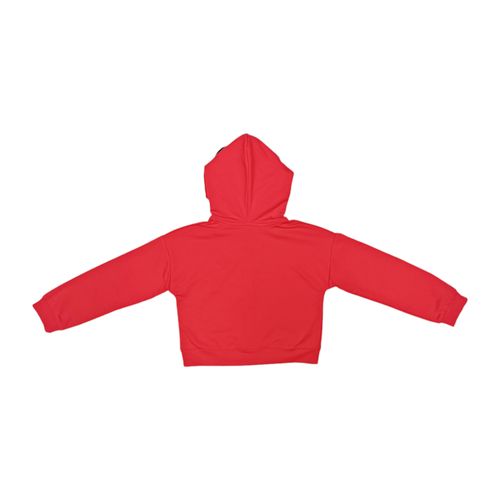 Hoddie rojo estampado