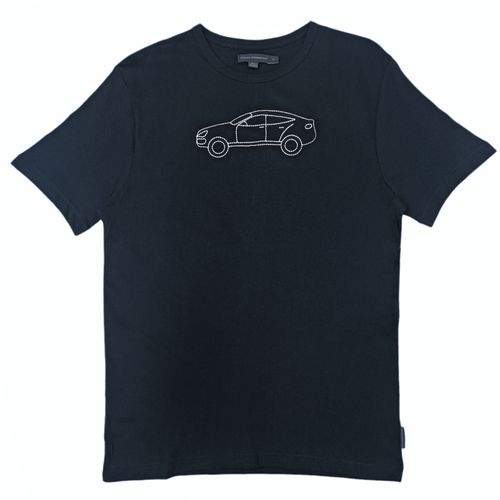 Camiseta estampada navy