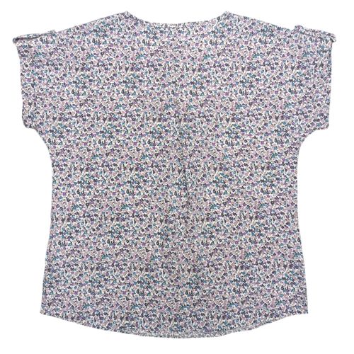 Blusa curvy lila estampada