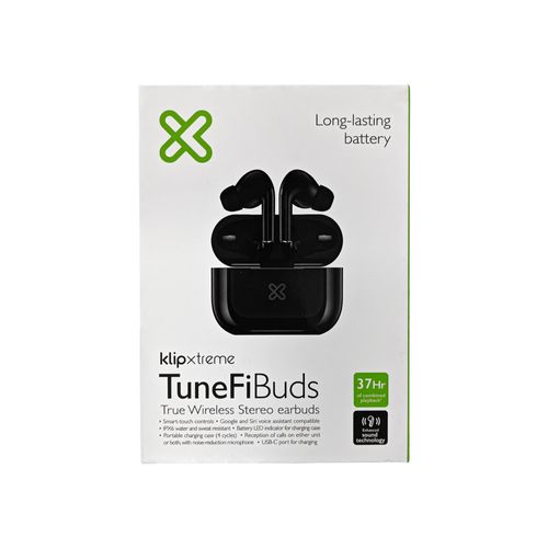 Audífonos Bluetooth Tws Tunefibuds Negro