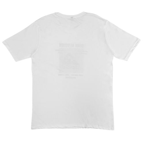 Camiseta blanco estampada