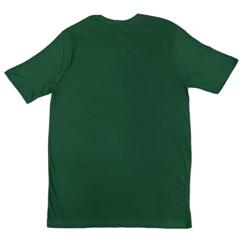 Camiseta verde estampada