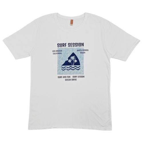 Camiseta estampada blanca