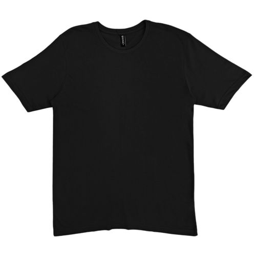 Camiseta negro sólida